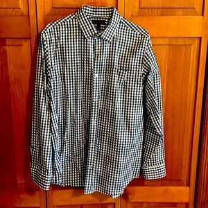 Banana Republic Classic Fit Dress Shirt - Blue/Green XL